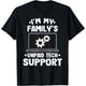 thumbnail image 1 of I'm My Family's Unpaid Tech Support - Camiseta divertida de ingeniero informático, 1 of 2