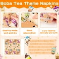 thumbnail image 3 of Boba Tea Party Tableware for 24 Guests, Disposable Tableware for Wedding Party,Muticolor, 3 of 6