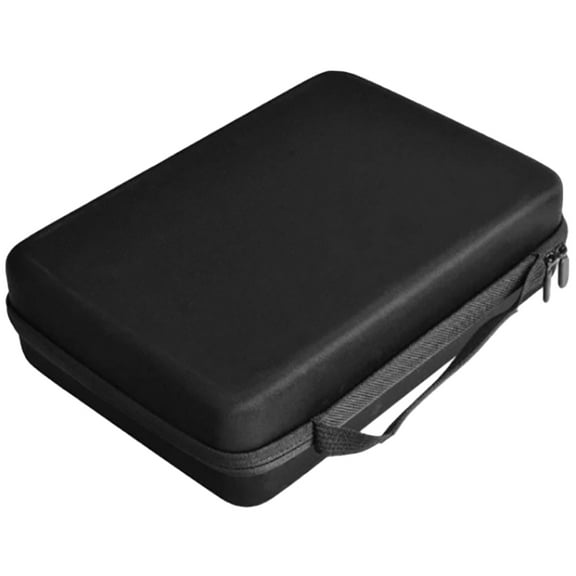 Hemoton  Lithium Battery Storage Box Travel Batteries Container Holder Black