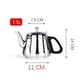 thumbnail image 4 of Tetera de acero inoxidable de gran capacidad para café, tetera, vajilla, tetera para 1.5L, 4 of 4