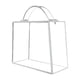 thumbnail image 1 of Caja de flores de acrílico con tapa y asa, contenedor transparente, caja de embalaje de regalo moderna 19x15x16cm, 1 of 9