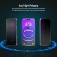 thumbnail image 3 of MagGlass for iPhone 17 Pro Privacy Screen Protector, (6.3") Anti-Spy Tinted Tempered Glass (Easy Applicator Included), 3 of 9