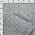thumbnail image 2 of oneOone Cotton Poplin Light Gray Fabric Geometric Texture Craft Projects Decor Fabric Printed By The Yard 42 Inch Wide, 2 of 4