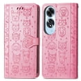 thumbnail image 4 of Funda Cartera FOXDOCK para OPPO A60 4G , Flip PU con Relieve de Gatos y Perros, Tarjetero y Soporte, 4 of 6