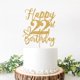 thumbnail image 3 of Cake Topper Yotawebery con brillo dorado Feliz 22.º cumpleaños, 3 of 5