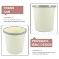 thumbnail image 3 of Minkissy Garbage Bucket Waste Trash Can Rectangular Simple Design for Kitchen Use 1Pcs, 3 of 8