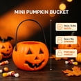 thumbnail image 2 of Gifts for Kids! Fwttom Halloween Candy Bucket - Halloween Pumpkin Bucket Plastic, Children Trick or Treat Pumpkin Candy Pail Container, Holiday Portable Halloween Decorations for Kids, 2 of 6