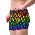 thumbnail image 2 of Fotbe Dragon Scales Calzoncillos Tipo Boxer con Bolsa de Soporte Total para Hombre, X-Temp Fresco, Transpirable y de Secado Rápido-Large, 2 of 5