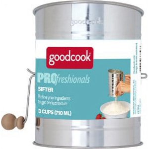 GoodCook PROfreshionals 3-Cup Metal Flour Sifter