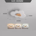 thumbnail image 5 of 20W LED Ceiling Light, Cloud Lamp with Remote Control & Dimming Function, Night Light Feature for Kids Room, 5 of 5