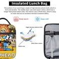 thumbnail image 5 of Cuphead Mugman Lunch Bag Portable Insulated Tote Bento Bag Office Picnic Cooler Thermal Handbag, 5 of 8