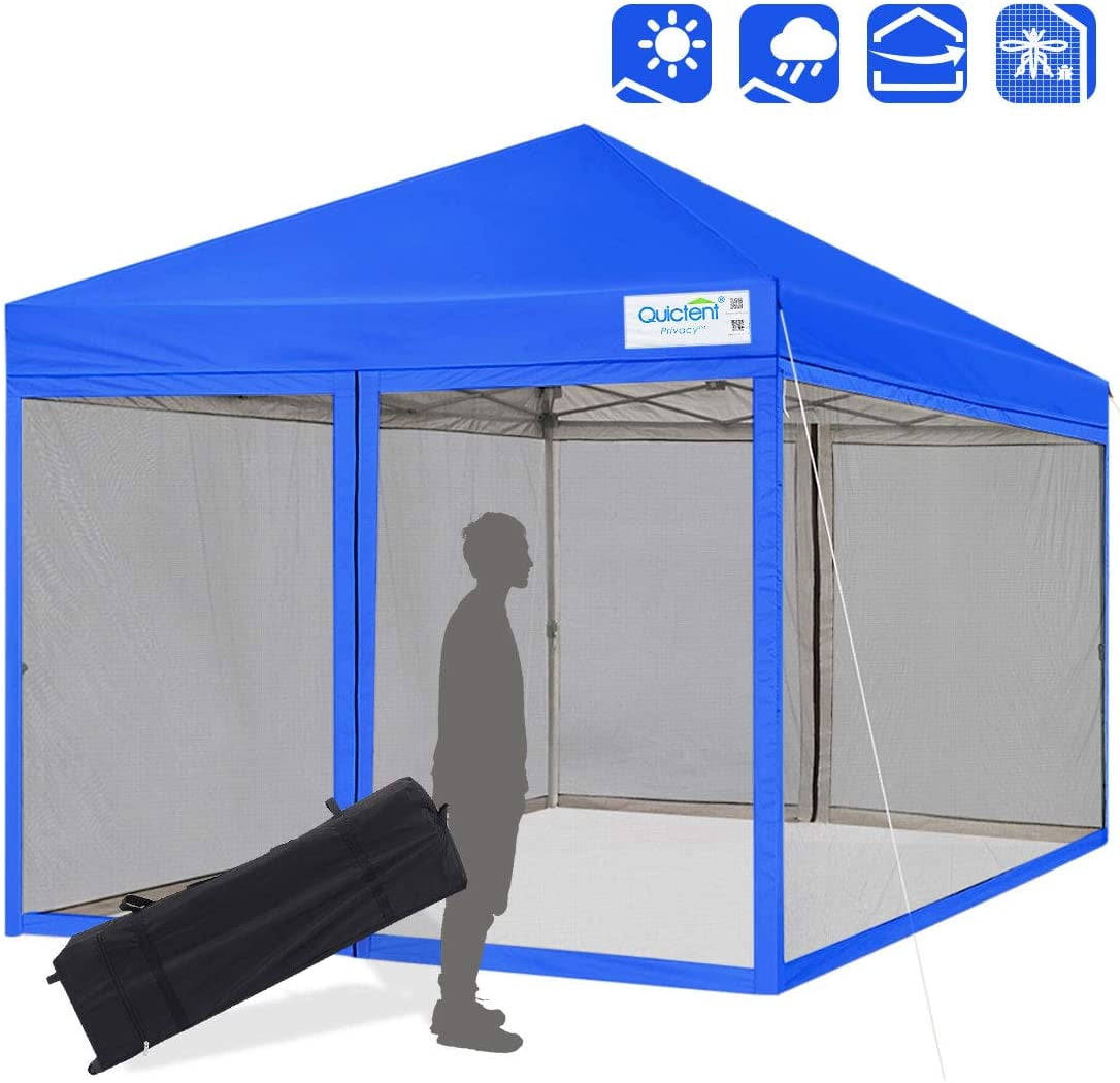 8 Colors Upgraded Quictent 8x8 EZ Pop Up Canopy Tent Instant Gazebo with Walls 