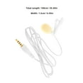 thumbnail image 2 of BEADCEST Microphone For Recording Videos White Plastic Lavalier Microphone For Business Users 1Pcs, 2 of 8