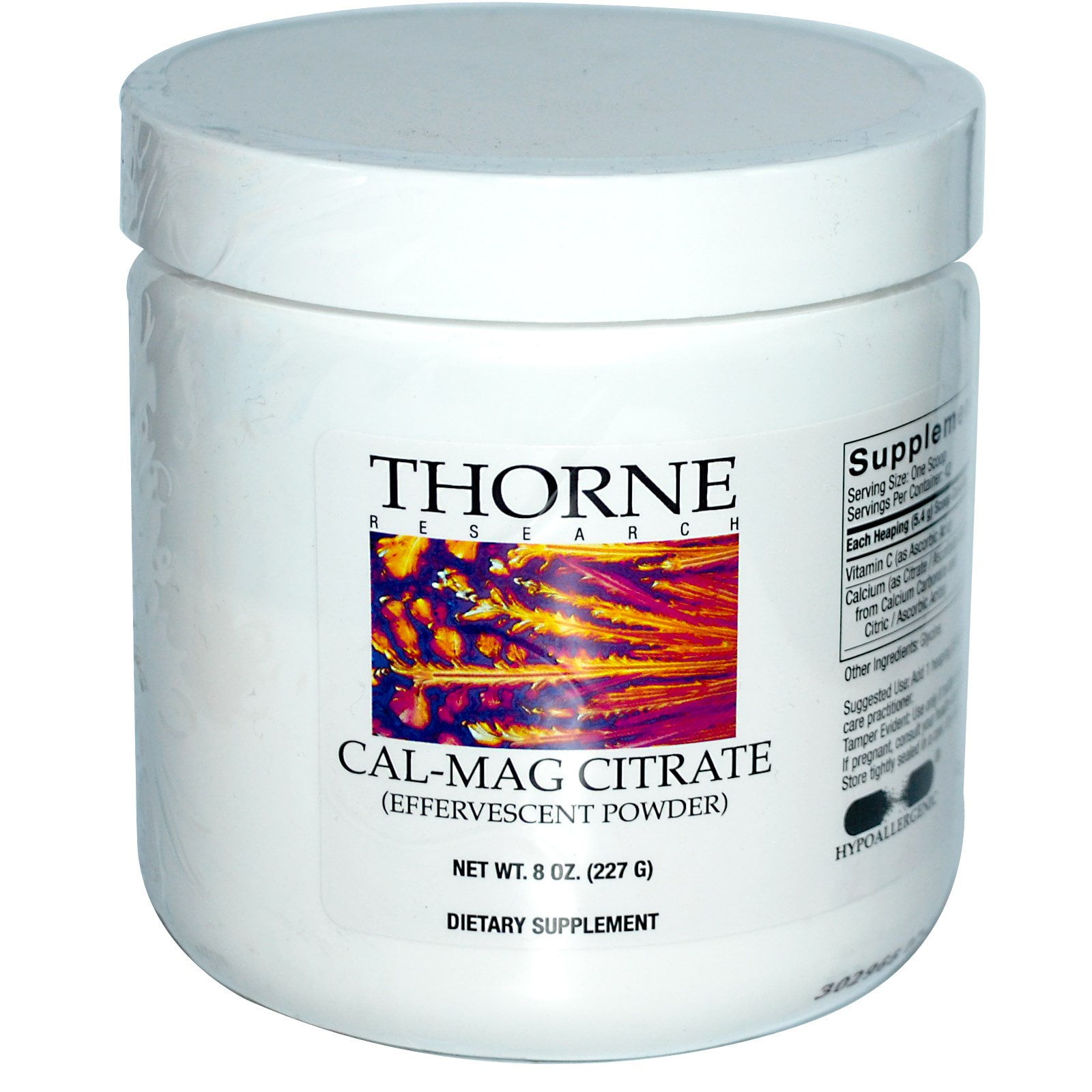 Thorne Research, CalMag Citrate, Effervescent Powder, 8 oz (227 g