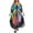 Multicolour, variant on Kaftan Dresses for Women Plus Size Batwing Sleeve Caftans Long Bathing Suit Cover Up Maxi Beach Dress Loungewear