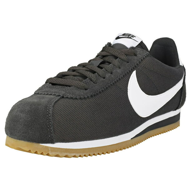 Nike 807472-013: Mens Classic Cortez Nylon Anthra/White-Gum Light Running Shoes (12 D(M) US Men) Walmart.com