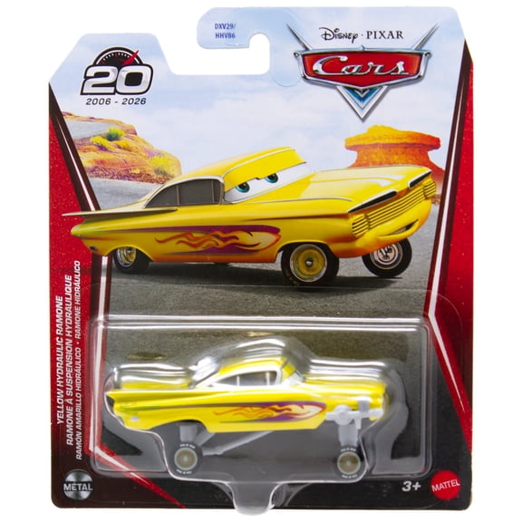 Disney / Pixar Cars Metal Yellow Hydraulic Ramone Diecast Car