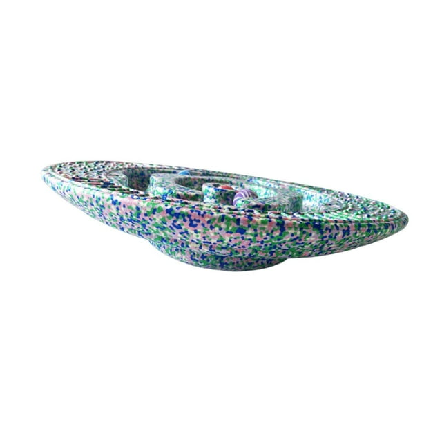 DYNWAVECA Kids Wobble Balance Board Fitness Toddler Rocking Board Workout Core Trainer Multicolor