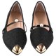 thumbnail image 5 of 1 par de zapatos planos puntiagudos de verano color piel, elegantes, antideslizantes, con perlas, para mujer soltera, 5 of 5