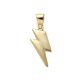 thumbnail image 4 of Collar de cadena para hombre, collar europeo y americano de Hip Hop, llave relámpago de dos colores, moda, 4 of 5