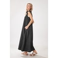 thumbnail image 2 of utcoco Womens Long Denim Dress Casual Loose Fit Ruffle Sleeveless V-Neck Jean Maxi Dresses for Women 2026, 2 of 4