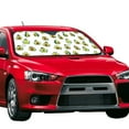 thumbnail image 2 of Bingfone Avocado Friends Car Windshield Sun Shade Protector Keep Your Vehicle Cool Sun Shield Visor Cover Foldable for Car Truck SUV-Small, 2 of 8