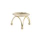 thumbnail image 1 of Inteprter Candelabro de hierro chapado en oro, candelabro de pilar, velas de estilo geométrico innovador, regalo accesorio, decoración del Iluminación novedosa, 1 of 6