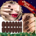 thumbnail image 1 of Women Fashion Nail Stickers Solid Color Nail Stickers Nail Full Stickers Solid Color Stickers, 1 of 5