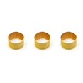 thumbnail image 3 of bedienty Knitting Rings Finger for Protection Thimble Adjustable Sewing Loop Specially-designed Crochet Tools for Home Yarn Crafts Normal Gold Ring 3Set, 3 of 6