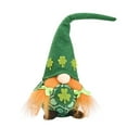 thumbnail image 2 of Yaoyar St. Patricks Day Gifts St. Patrick's Day Green Hat Doll Faceless Elderly Irish Festival Ornaments under $5, 2 of 6