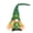 B, variant on St. Patrick's Day Leprechaun Plush Doll Decorations, 10" Green Shamrock Faceless Gnome Ornament for Irish Holiday Home Decor