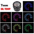 thumbnail image 1 of Ccdes Oil Temperature Gauge,Oil Temp Meter,2in 52mm Car Oil Temperature Gauge Pointer 7-Colors LED Oil Temp Meter With Sensor, 1 of 8