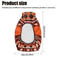thumbnail image 7 of Uorisanigo ATV Seat Cover Waterproof 4 Wheeler Seat Cover All Season Weather Compatible with Polaris Sportsman Honda Rancher Foreman Scrambler(Orange Western Aztec Tribal), 7 of 7