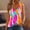 (Fashion 47)Hot Pink, variant on Women's Tank Tops Summer Loose Comfortable Sleeveless Crew Neck Fashion Hawaiian-Style Printed Red Tops