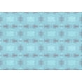 thumbnail image 1 of Ahgly Company Machine Washable Indoor Rectangle Transitional Tron Blue Area Rugs, 8' x 10', 1 of 7