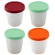 thumbnail image 1 of BRIGHTFUFU 4pcs helado congelador contenedores de almacenamiento redondo postre tazas de yogurt, 1 of 1