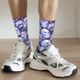 thumbnail image 6 of KLL Skull star crystal Print Cool Socks Men's Women's Crew Socks Funny Crazy Novelty Stockings, 6 of 6