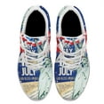 thumbnail image 2 of God Bless America Sneakers Patriotic Independence Day 4th Of July Shoes Lightweight Comfortable Running Shoes for Men Women White Size 8, 2 of 7