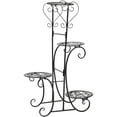 thumbnail image 2 of Fetcoi 4 Tier Plant Stands Indoor Metal Plant Shelf Stand Flower Pots Holder, 2 of 7