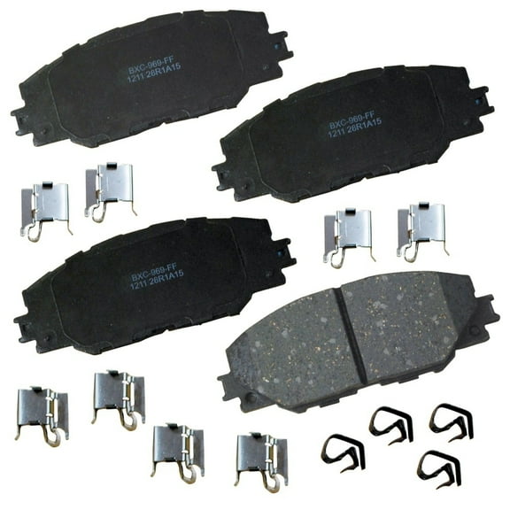 Bendix Brakes Disc Brake Pad Set Fits select: 2013-2017 TOYOTA RAV4 XLE, 2006-2012 TOYOTA RAV4