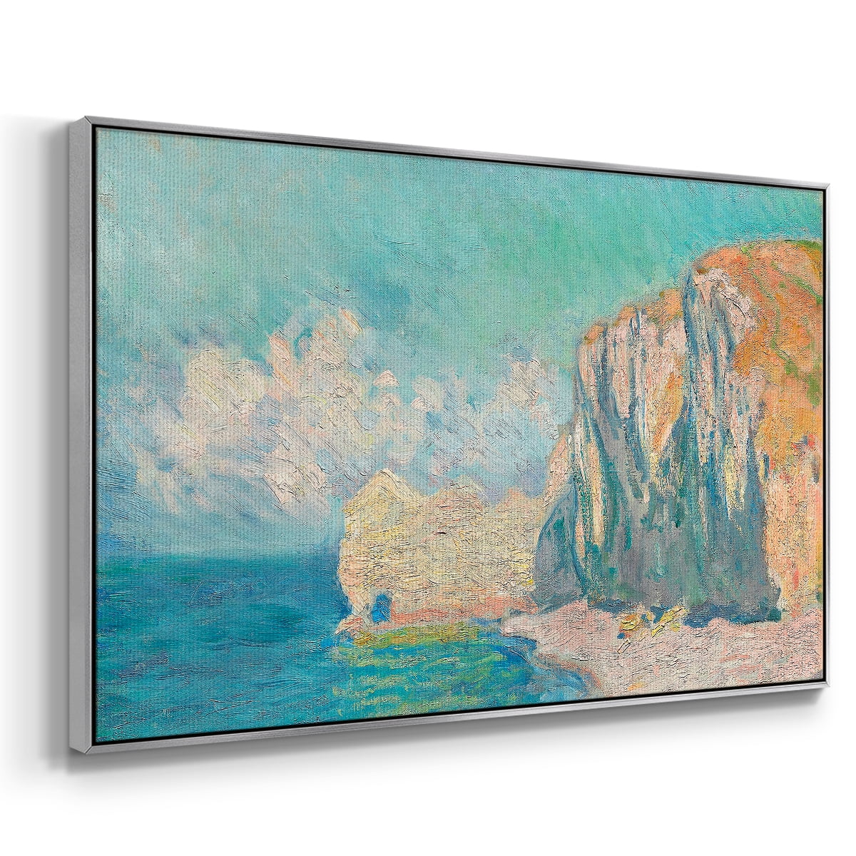 Vintage Landscape-CLVII By Wexford Home Framed in Silver Wood Gallery Wrapped Canvas 25 in. x 37 in.
