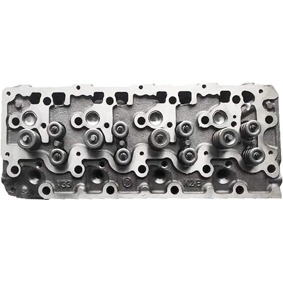 Seapple Kubota V3300 V3300T V3300-DI-T Cylinder Head Assy 12Valves Compatible with Bobcat T300 loader