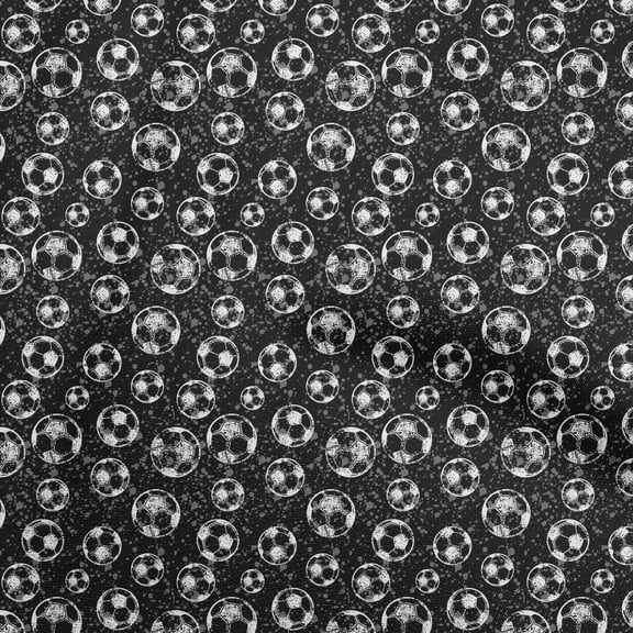 oneOone Cotton Flex Black Fabric Sports Diy Clothing Quilting Fabric Print Fabric By Yard 40 Inch Wide-aA