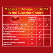 Schiff Mega Red Extra Strength Omega-3 Krill Oil, 1000mg 60 ea (Pack of 2)