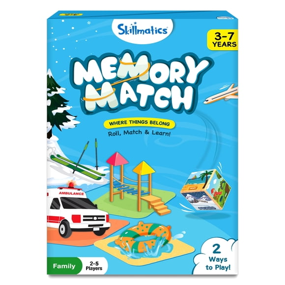 Juego de mesa Skillmatics Memory Match Where Things Belong