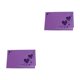 thumbnail image 3 of Naiovety 50 Uds. Pantalla de papel nombres de invitados con estilo con tarjetas de nombre de boda corazón ahuecado tarjeta de nombre de morado Morado oscuro 2Conjunto, 3 of 6