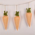 thumbnail image 4 of Pancarta de zanahoria de Pascua, guirnalda de zanahoria y conejo, adorno vegetal de pared de tela para decoración de ventana, chimenea, pared de fiesta, 4 of 5