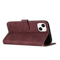 thumbnail image 3 of SaniMore Wallet Case for iPhone 14 Plus 6.7" 2022, Durable PU Leather Case Kickstand Magnetic Clasp Cash Pocket Card Holders Shockproof Anti-drop Full Body Protective Case For iPhone 14 Plus, Winered, 3 of 13