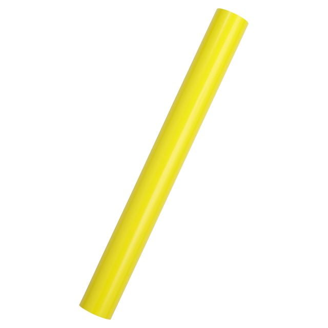 JAM Paper Glossy Wrapping Paper, 26.3 Sq ft (17 in x 18 Ft), Yellow, 1/Pack