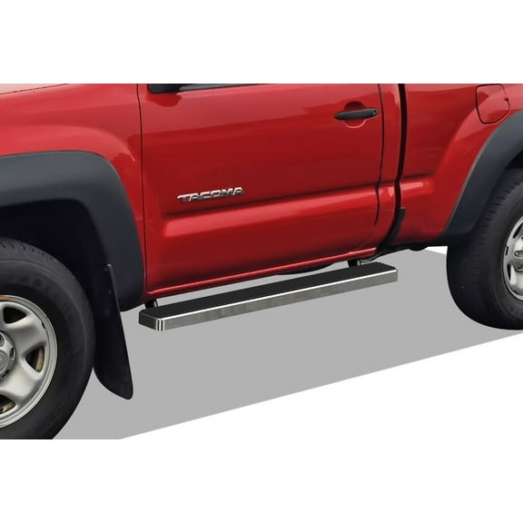 2005-2019 Toyota Tacoma Regular Cab Hairline Finish 5 Inch Door to Door Side Bar Side Step Running Board